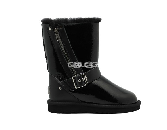 Short Blaise Lacquer Black