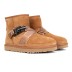 Men`s UGG Classic Ultra Mini Hybrid Strap Short Boots Chestnut