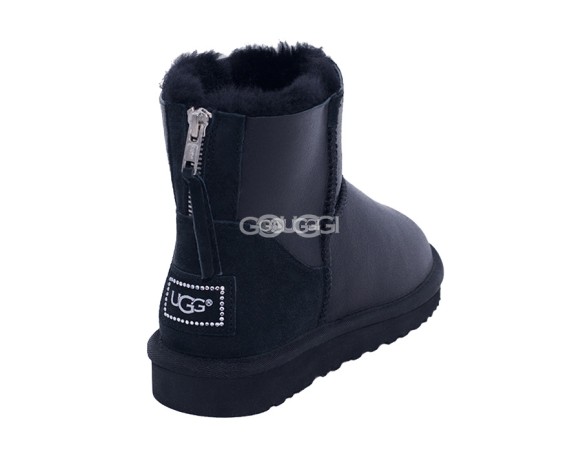 Classic Mini ZIP Metallic Black