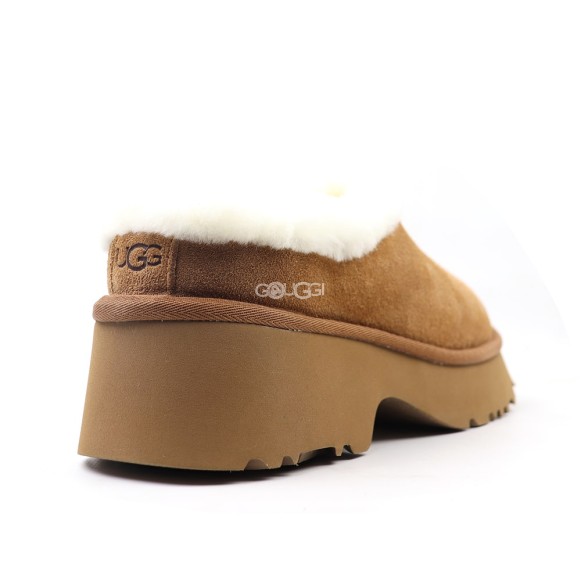 New Heights Cozy Clog Chestnut