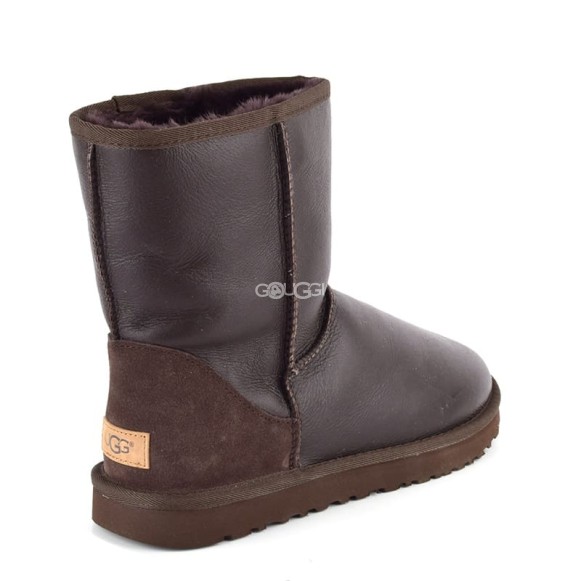 Men's Classic Short Metallic Boot Chocolate