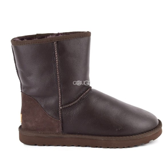 Men's Classic Short Metallic Boot Chocolate