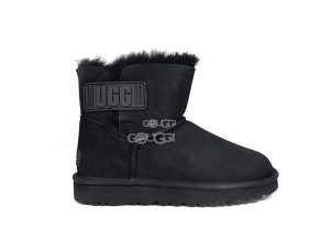 Mini Bailey Logo Strap Suede Black 