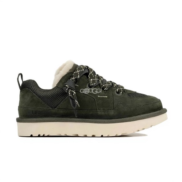 Ugg Mens Lowmel Sneaker Lo Dark Green