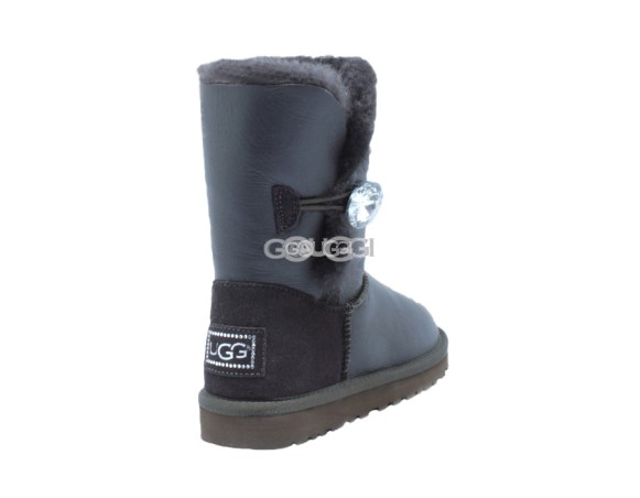 Bailey Button Bling Metallic Chocolate