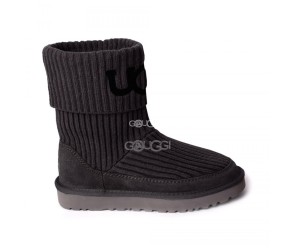 Classic Rib Knit Grey