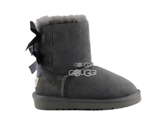 Kids Bailey Bow Grey