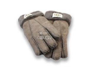 Меховые перчатки мужские Suede Capuccinno