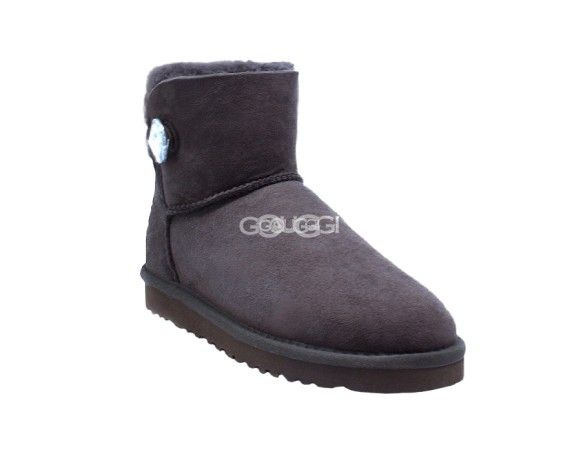 Mini Bailey Button Bling Chocolate