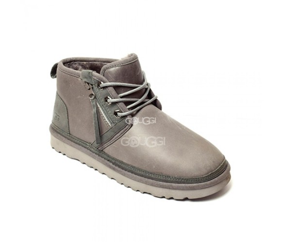 Mens Neumel Zip Grey